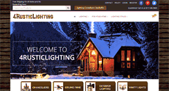 Desktop Screenshot of 4rusticlighting.com